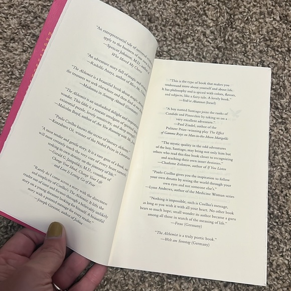 The Alchemist 25th Anniversary Edition Paul Coelho Book - Picture 3 of 4